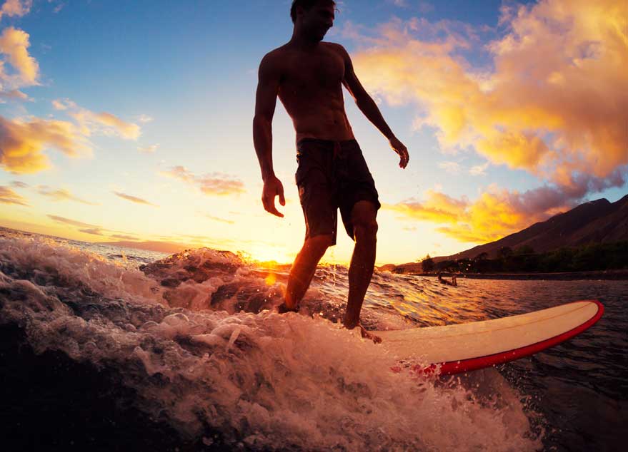 Surfing around discount the world